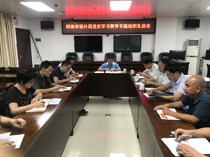 陽春市統(tǒng)計局黨支部開展黨史學習教育專題組織生活會.jpg